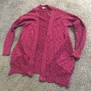 Maroon Cardigan